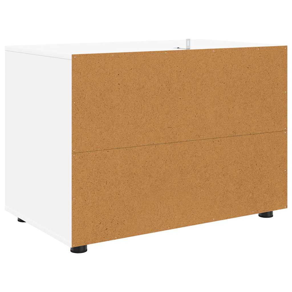 Oppbevaringsskap Hvit 80 x 48 x 57 cm Konstruert tre