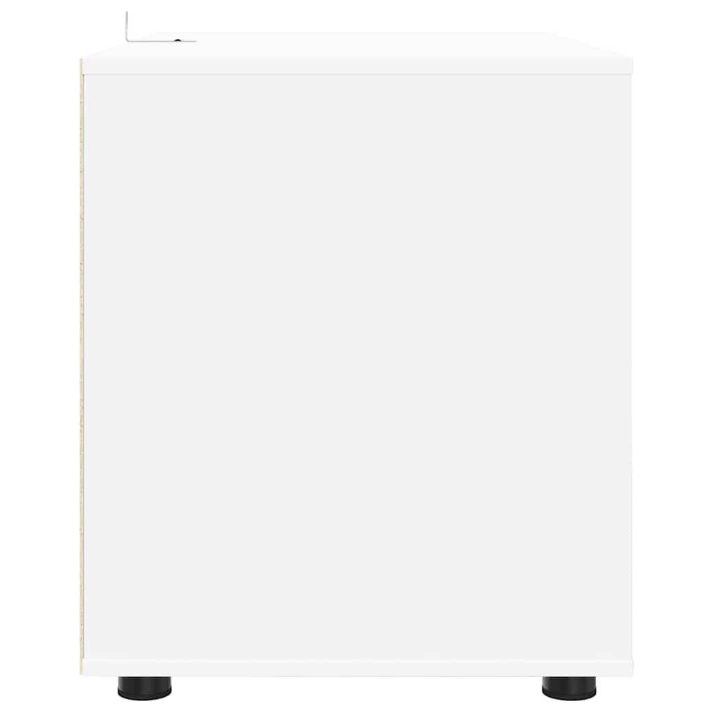 Oppbevaringsskap Hvit 80 x 48 x 57 cm Konstruert tre