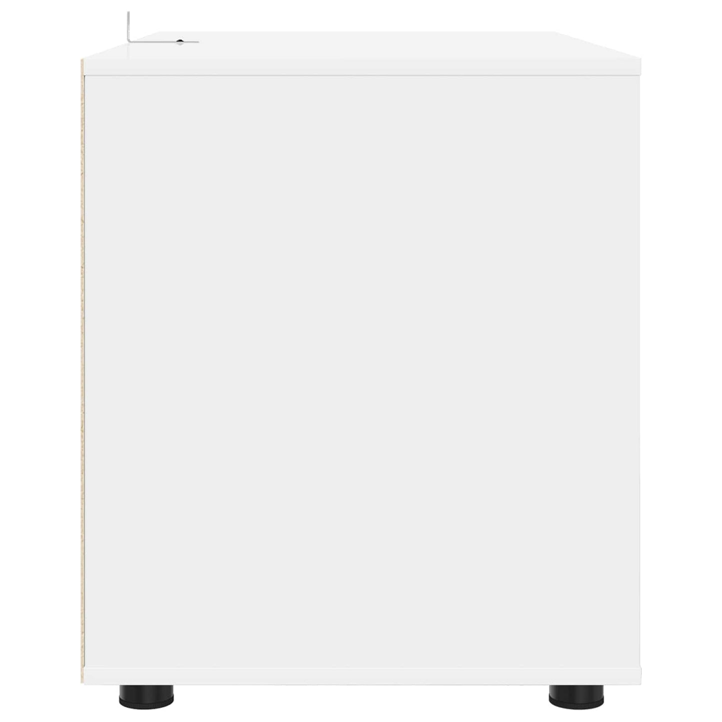 Oppbevaringsskap 80 x 48 x 57 cm Konstruert tre Hvit