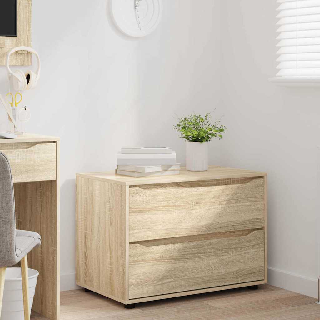 Oppbevaringsskap Sonoma eik 80 x 48 x 57 cm Konstruert tre