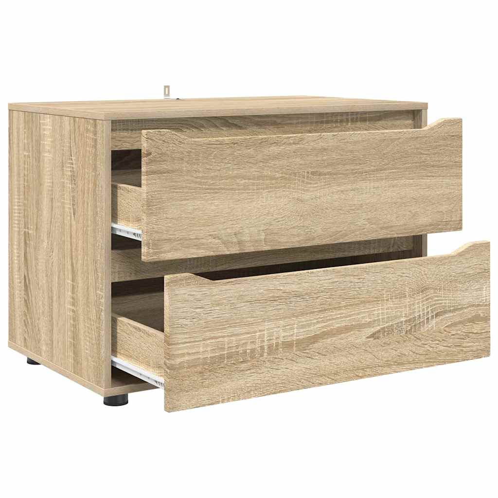 Oppbevaringsskap Sonoma eik 80 x 48 x 57 cm Konstruert tre