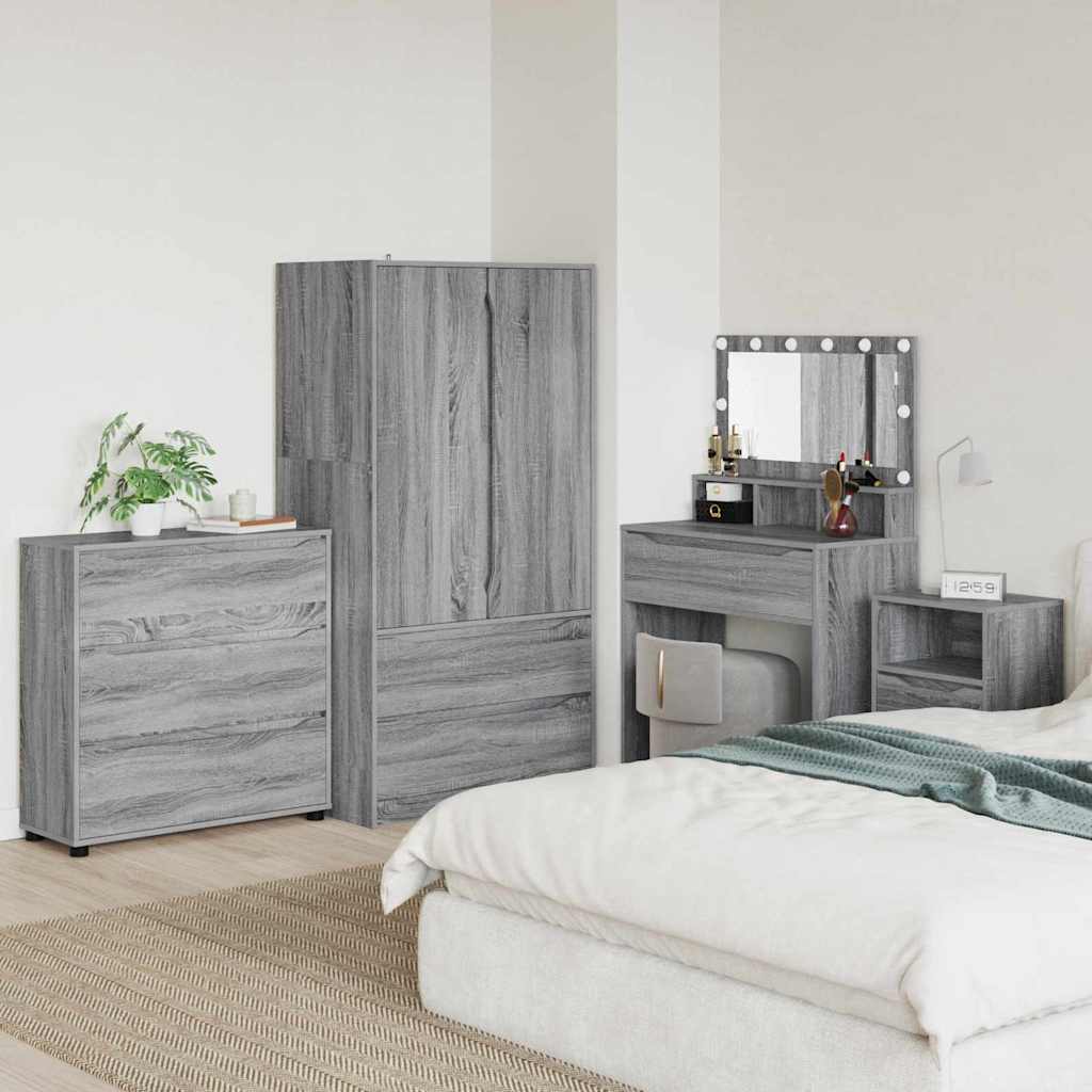 Oppbevaringsskap Grå Sonoma 80 x 48 x 57 cm Konstruert tre
