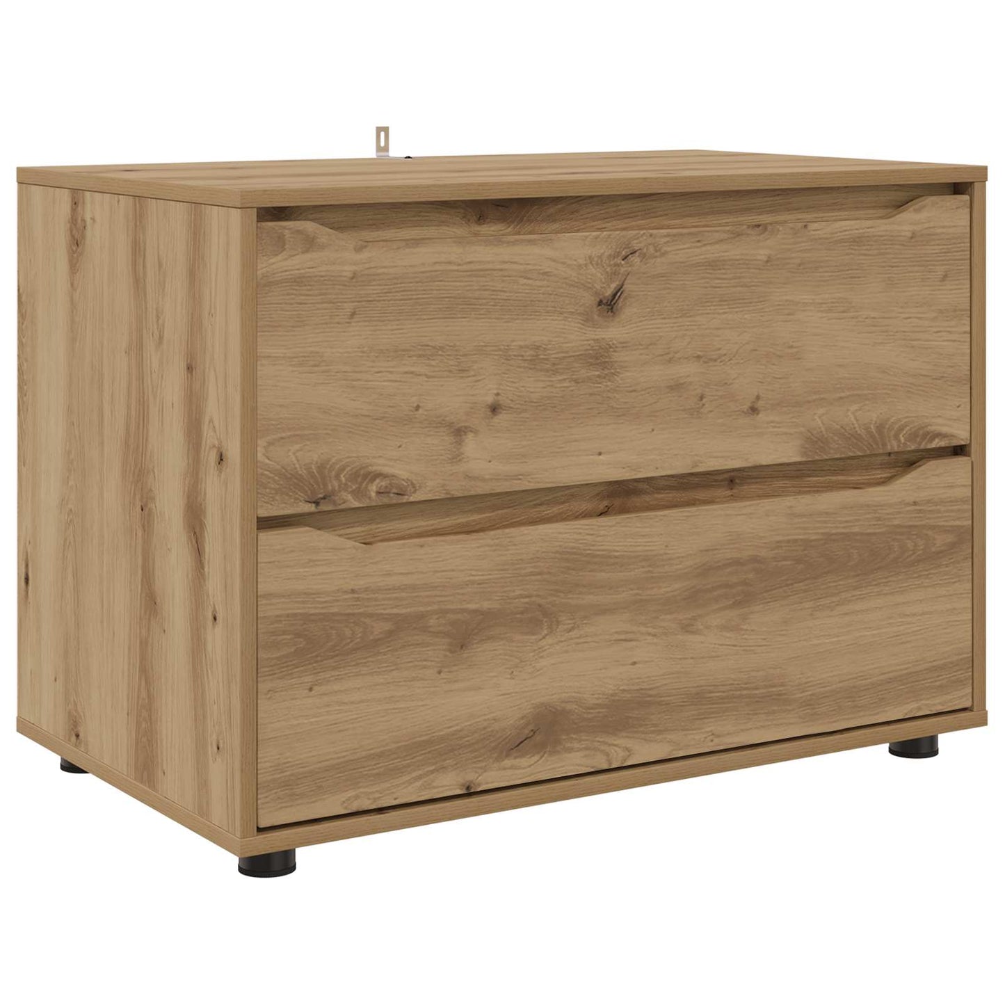 Oppbevaringsskap 80 x 48 x 57 cm Konstruert tre Artisan Eik