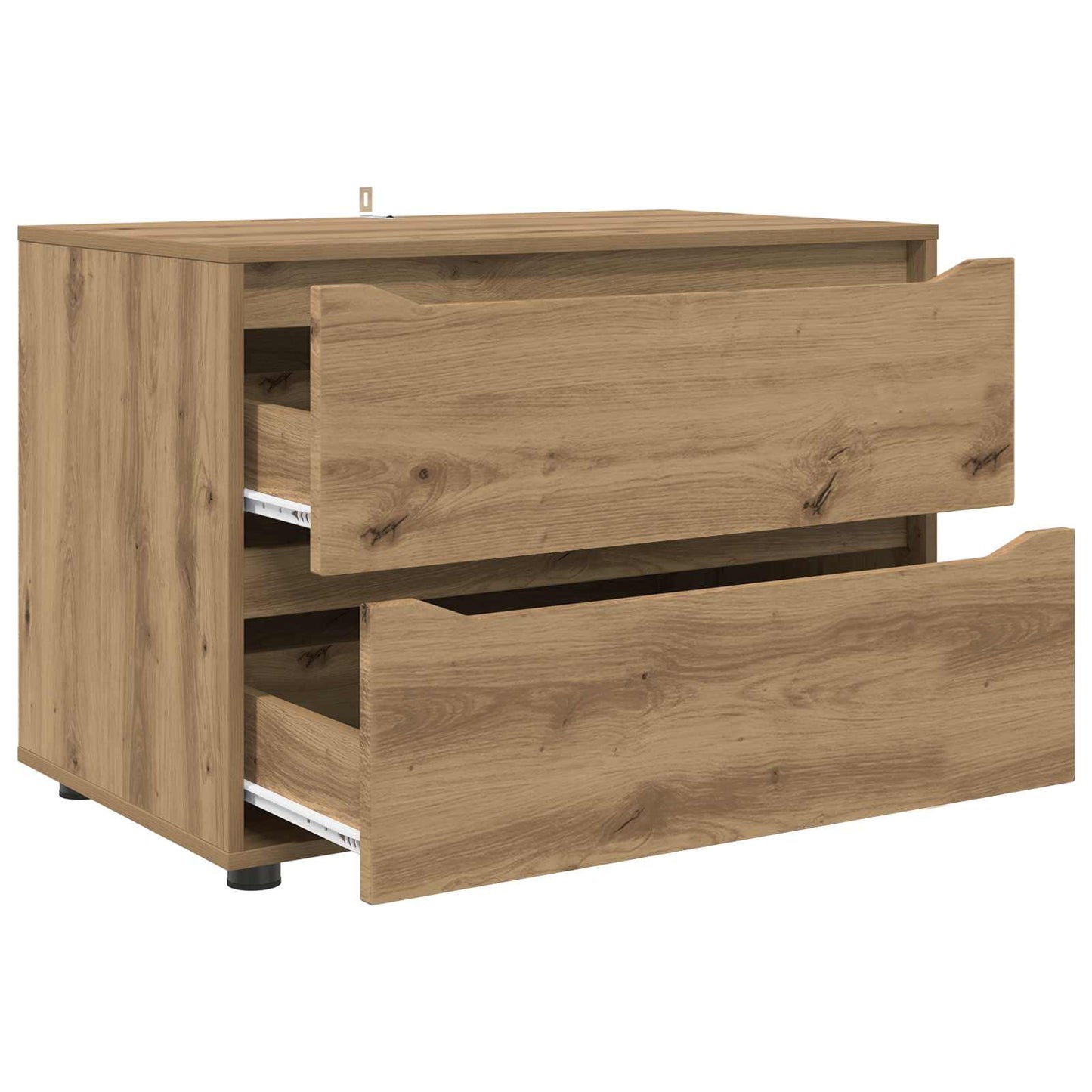 Oppbevaringsskap 80 x 48 x 57 cm Konstruert tre Artisan Eik