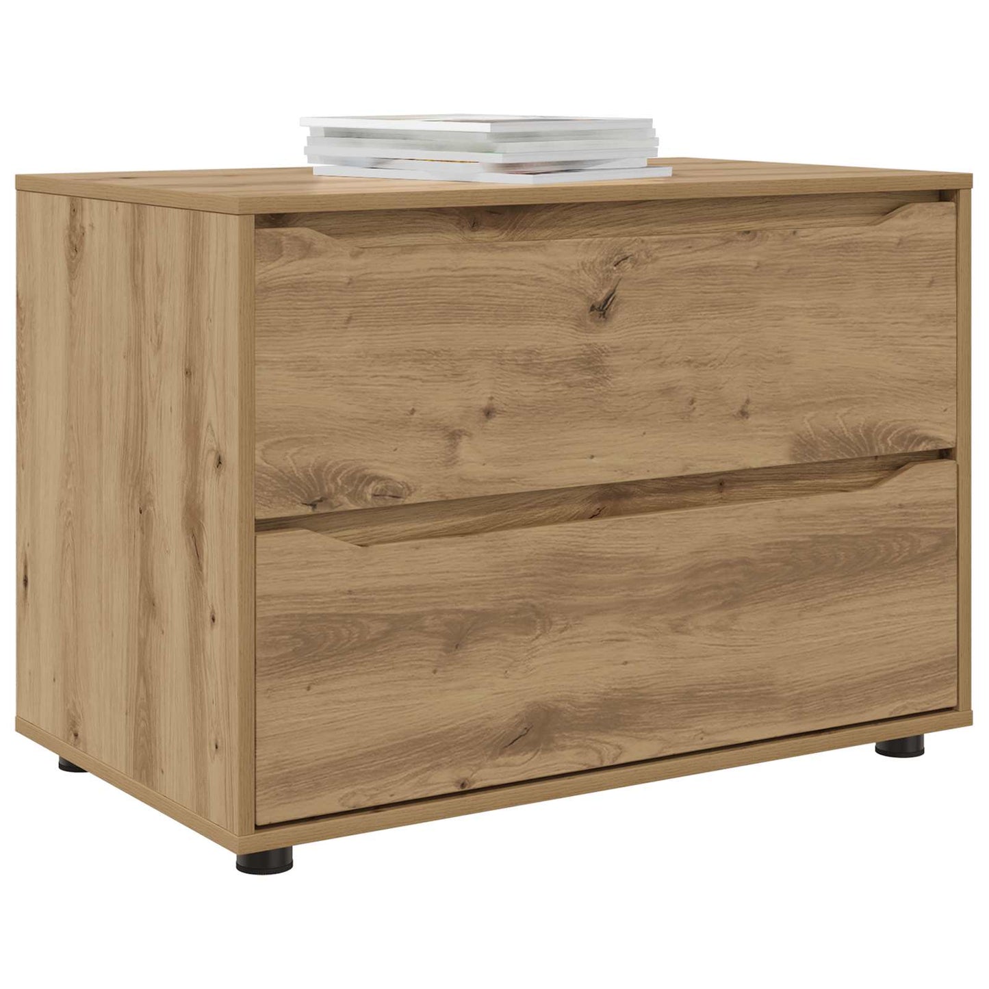 Oppbevaringsskap 80 x 48 x 57 cm Konstruert tre Artisan Eik