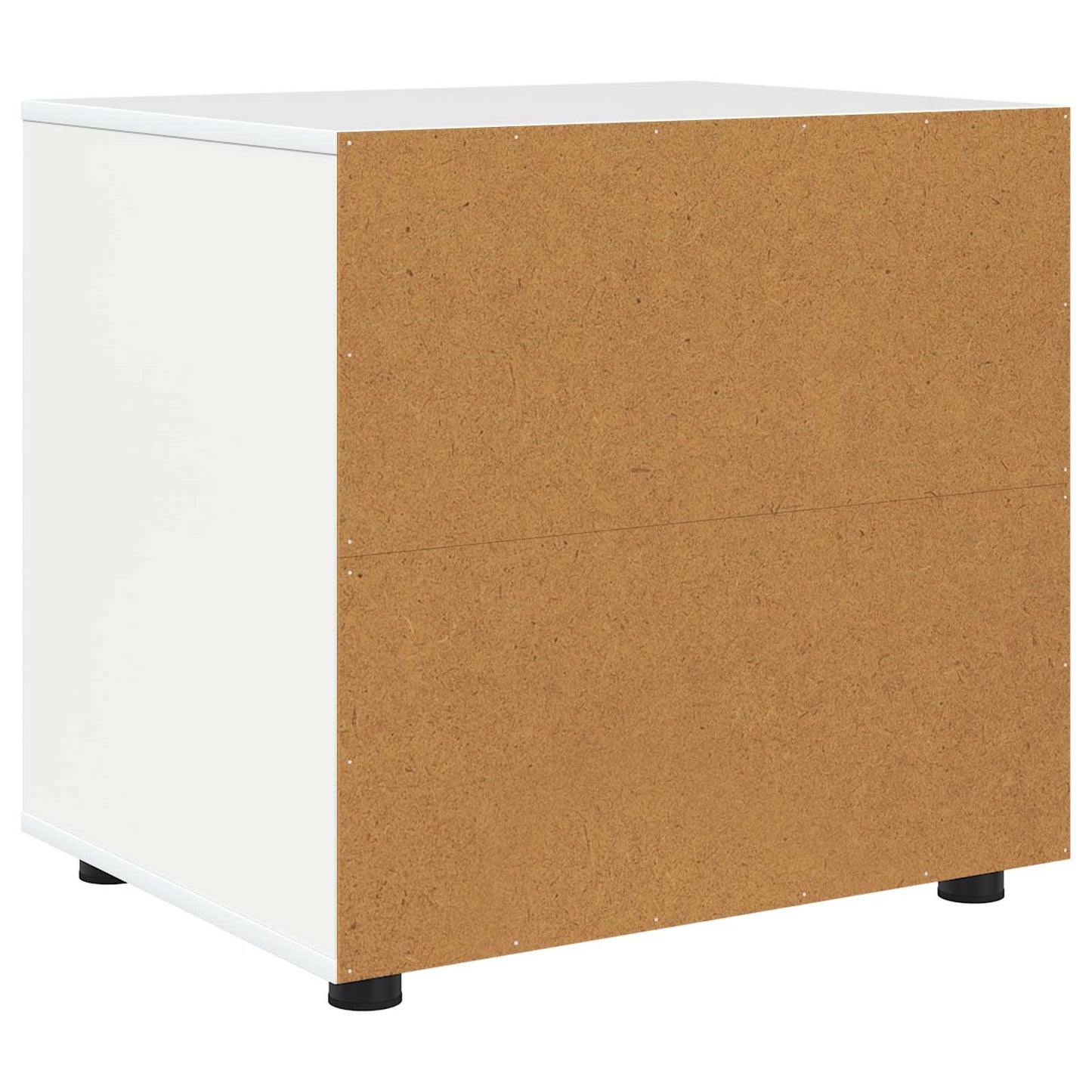 Oppbevaringsskap 60 x 48 x 57 cm Konstruert tre Hvit