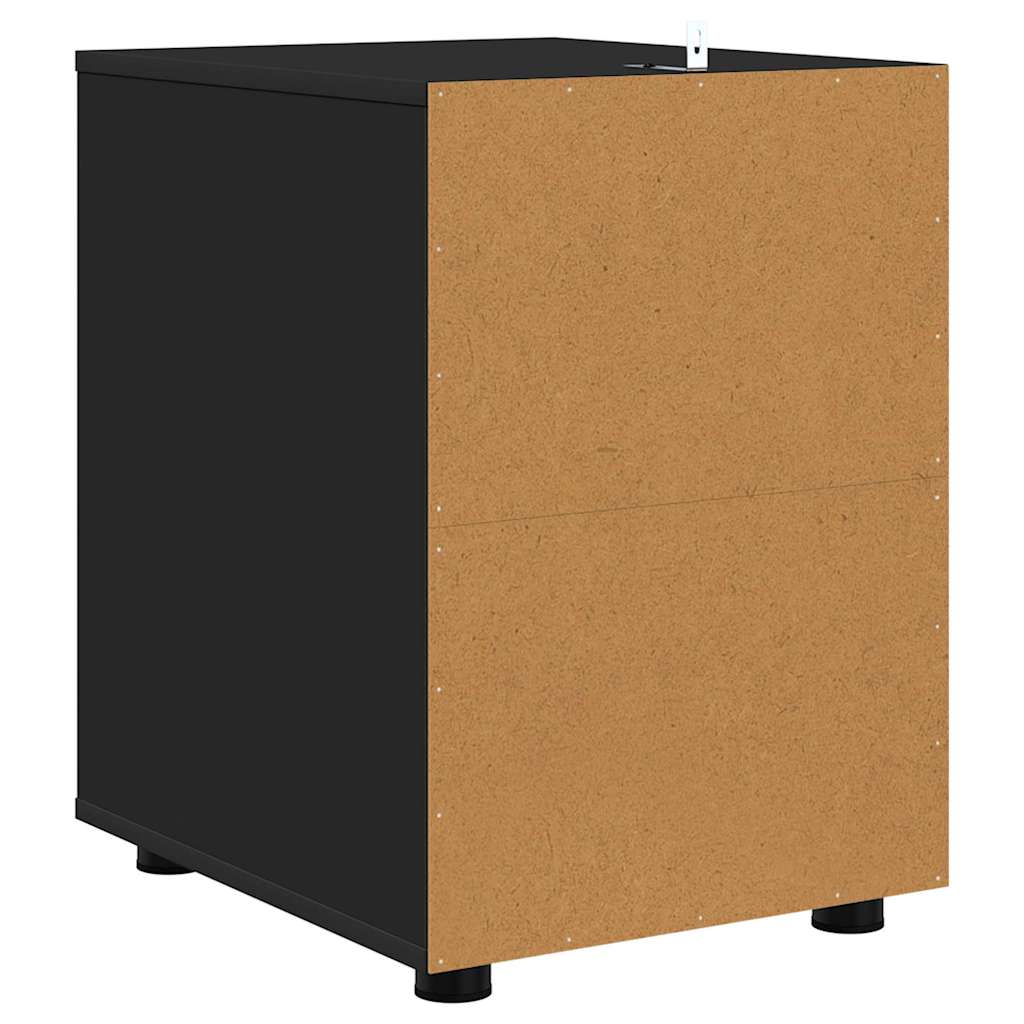 Oppbevaringsskap Svart 40 x 48 x 57 cm Konstruert tre