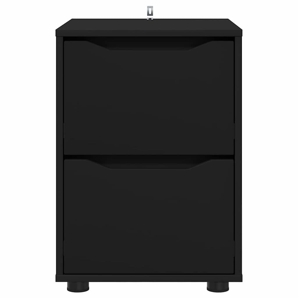 Oppbevaringsskap Svart 40 x 48 x 57 cm Konstruert tre