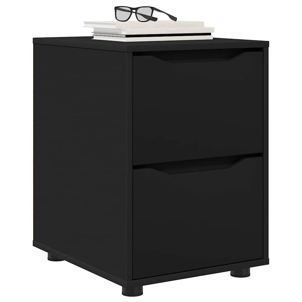 Oppbevaringsskap Svart 40 x 48 x 57 cm Konstruert tre
