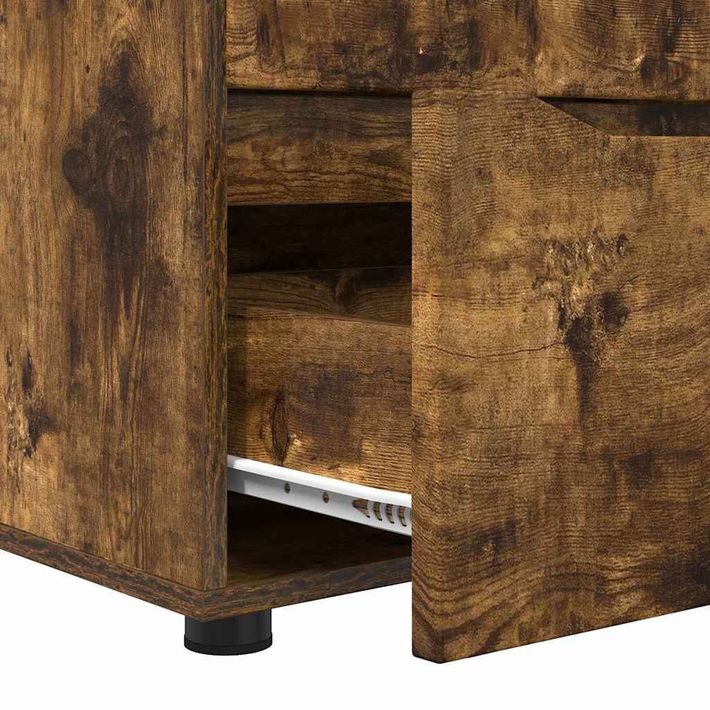 Oppbevaringsskap Røkt eik 40 x 48 x 57 cm Konstruert tre