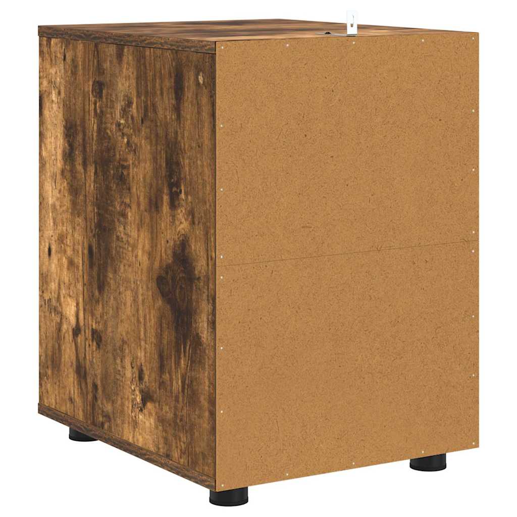 Oppbevaringsskap Røkt eik 40 x 48 x 57 cm Konstruert tre