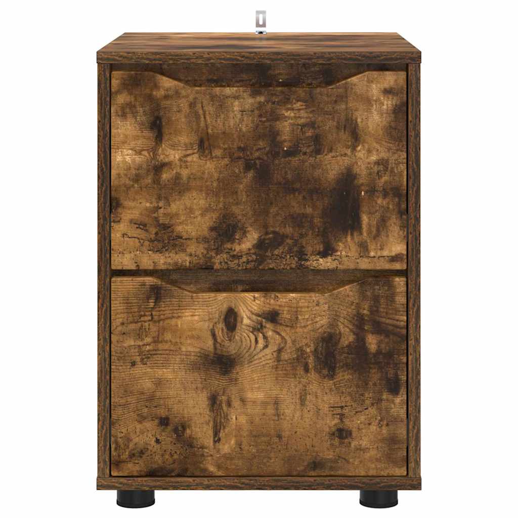 Oppbevaringsskap Røkt eik 40 x 48 x 57 cm Konstruert tre
