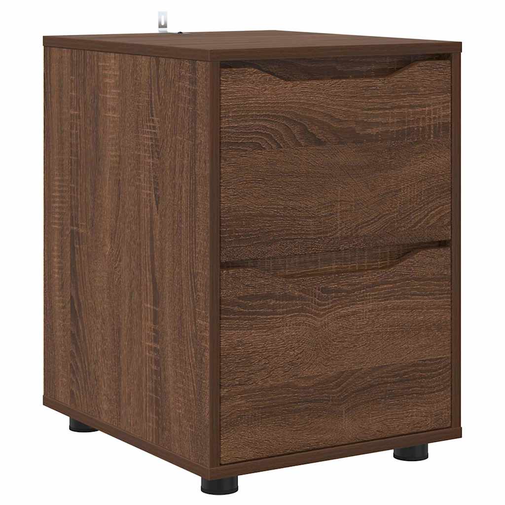 Oppbevaringsskap Brun Eik 40 x 48 x 57 cm Konstruert tre