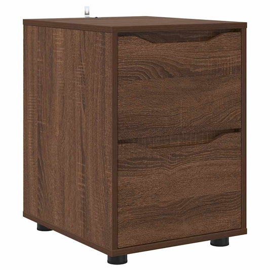 Oppbevaringsskap Brun Eik 40 x 48 x 57 cm Konstruert tre