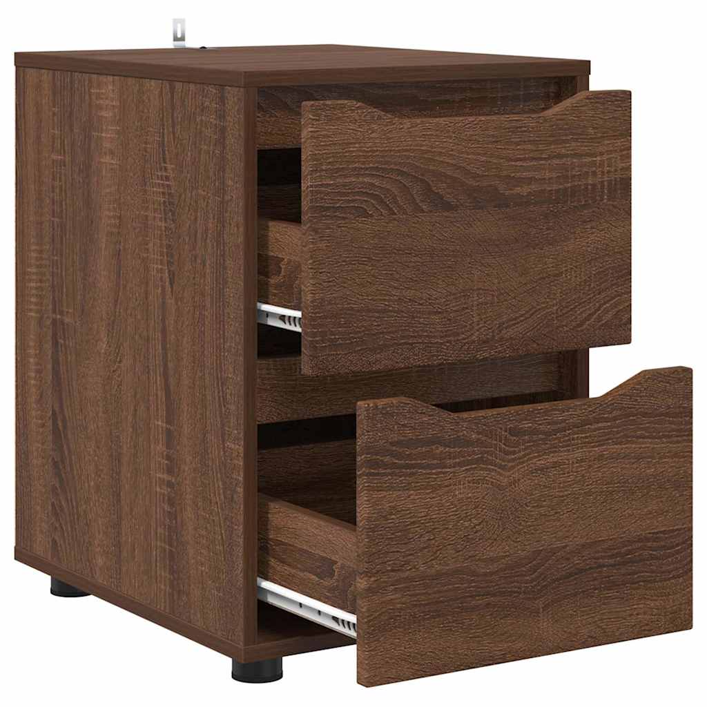 Oppbevaringsskap Brun Eik 40 x 48 x 57 cm Konstruert tre