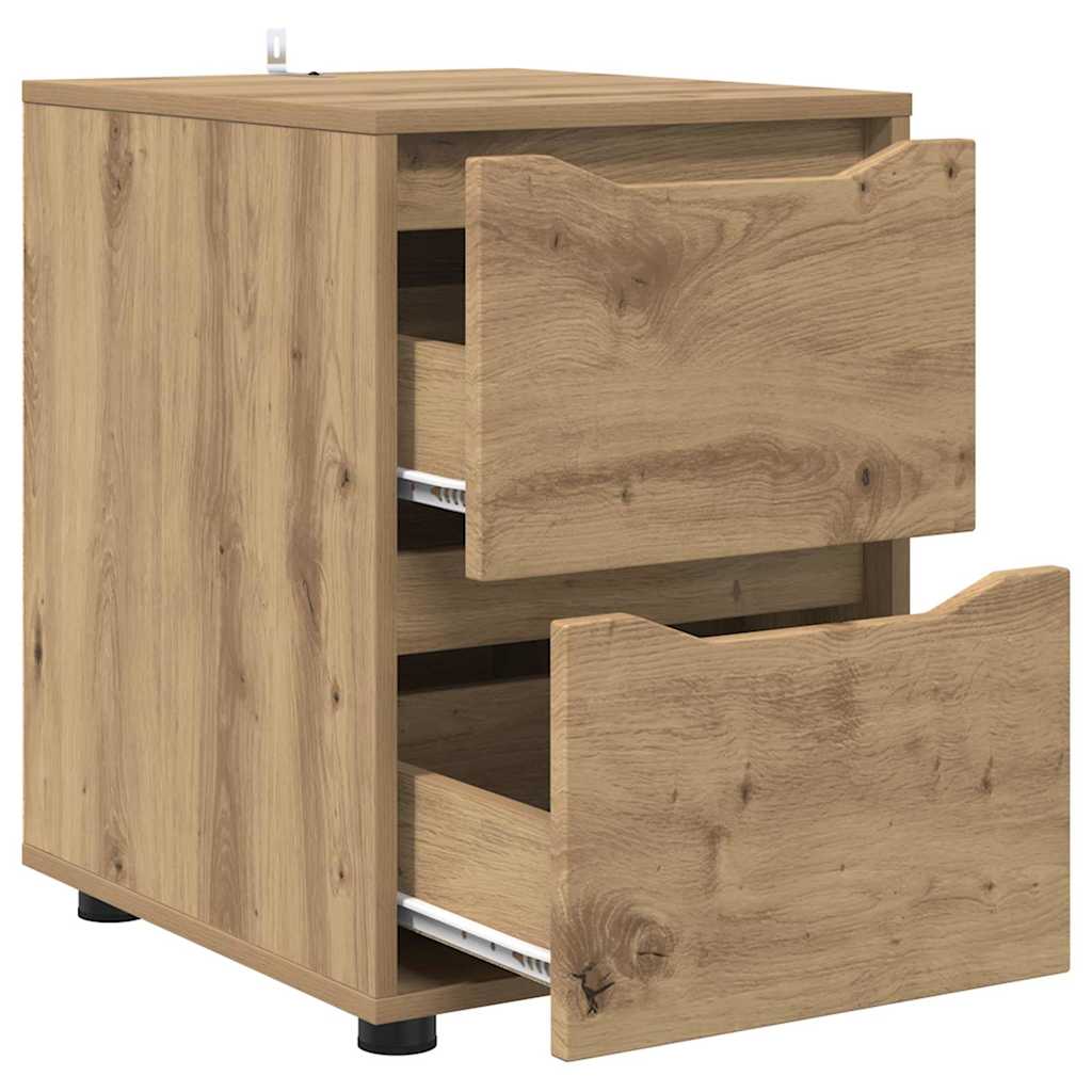 Oppbevaringsskap 40 x 48 x 57 cm Konstruert tre Artisan Eik