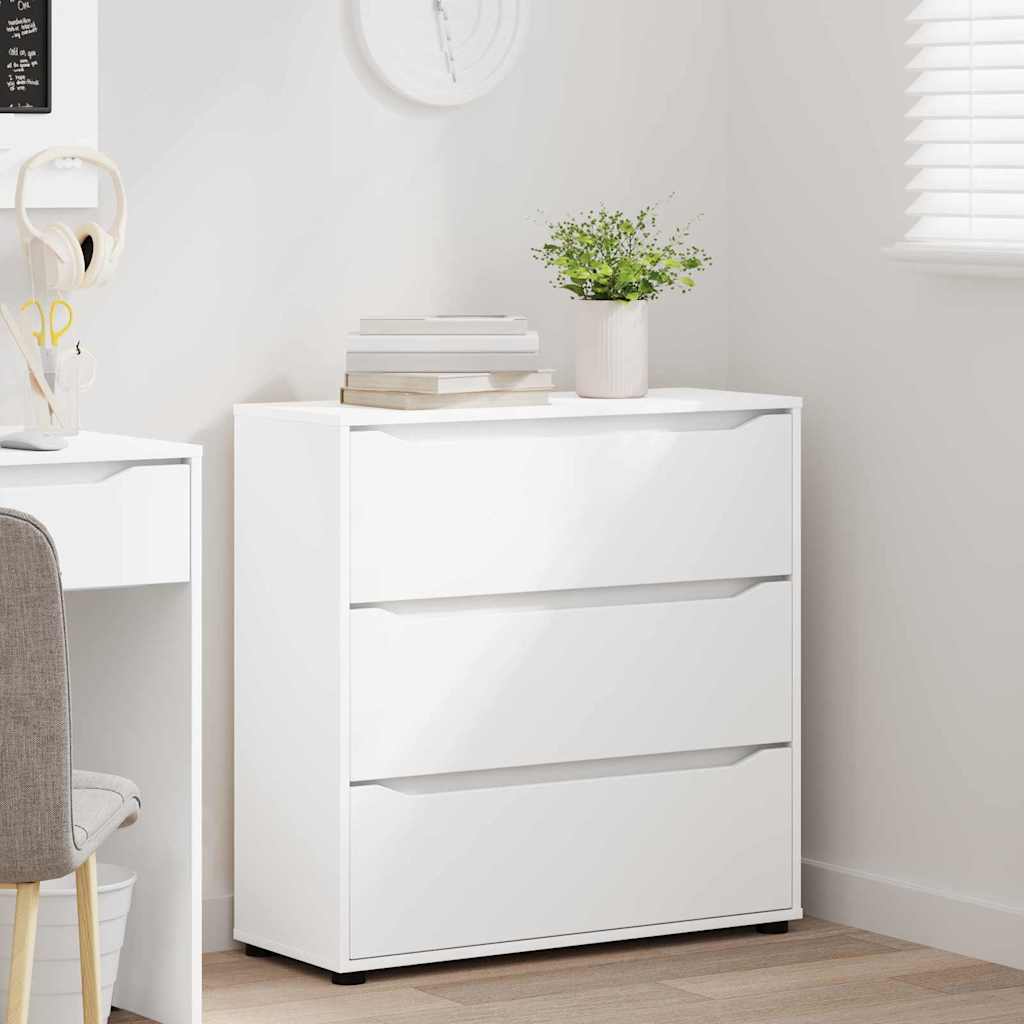 Oppbevaringsskap Hvit 80 x 31 x 81 cm Konstruert tre