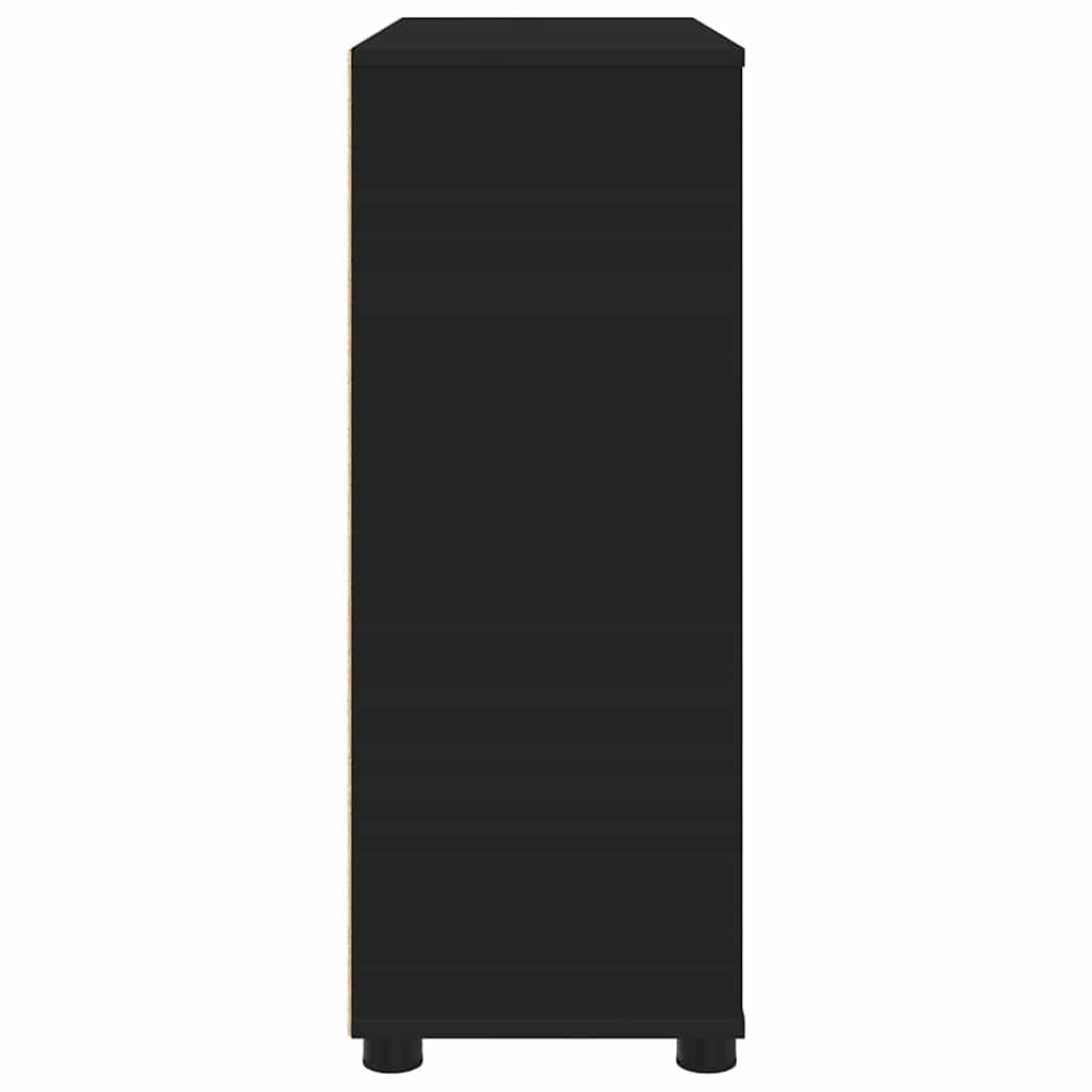 Oppbevaringsskap Svart 80 x 31 x 81 cm Konstruert tre