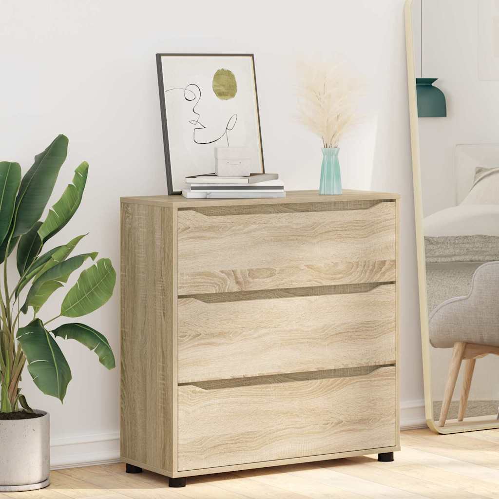 Oppbevaringsskap Sonoma eik 80 x 31 x 81 cm Konstruert tre