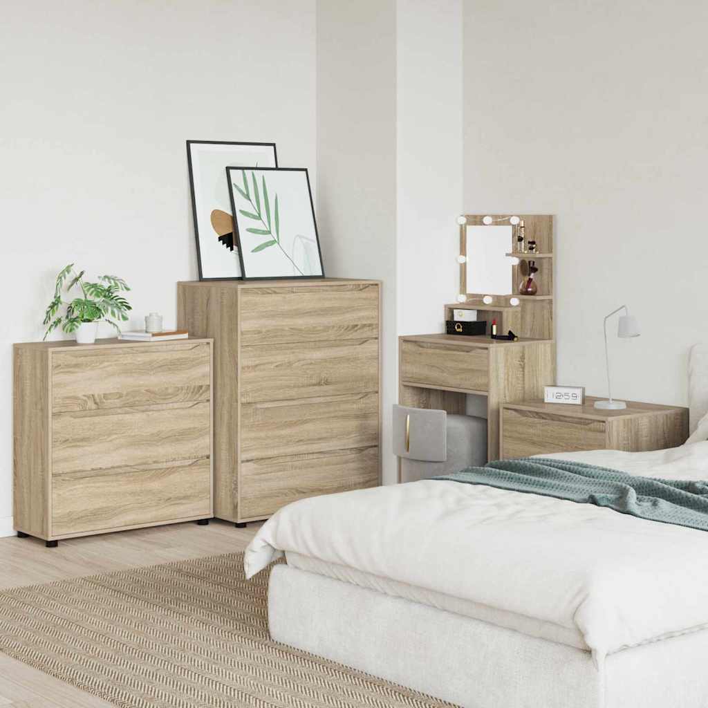 Oppbevaringsskap Sonoma eik 80 x 31 x 81 cm Konstruert tre