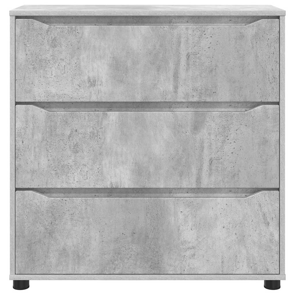 Oppbevaringsskap Betonggrå 80 x 31 x 81 cm Konstruert tre