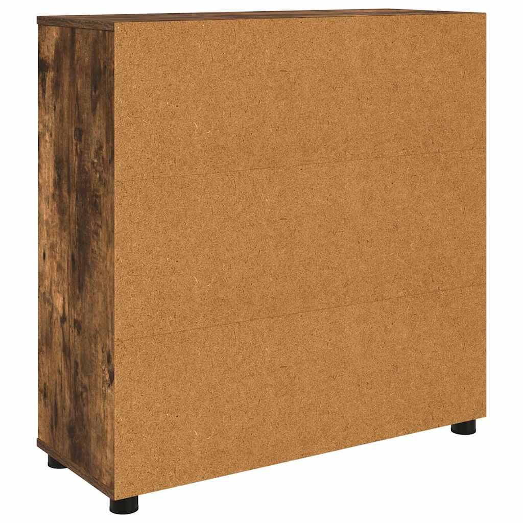 Oppbevaringsskap Røkt eik 80 x 31 x 81 cm Konstruert tre