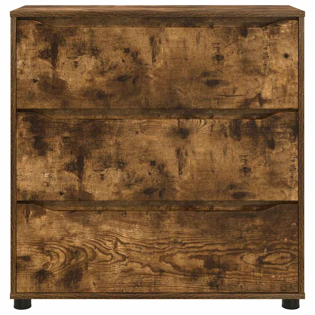 Oppbevaringsskap Røkt eik 80 x 31 x 81 cm Konstruert tre