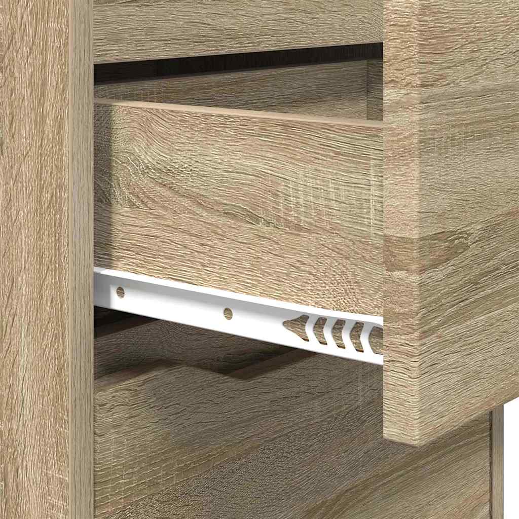 Nattbord 2 pcs Sonoma eik 40 x 30 x 467 cm Konstruert tre
