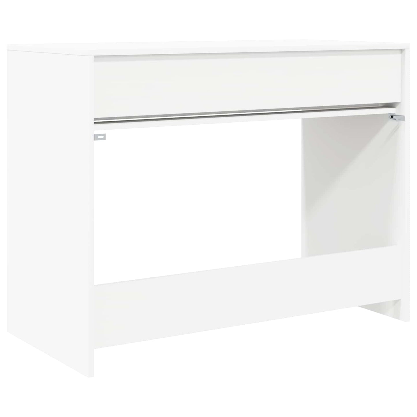 Skrivebord med skuff Hvit 100 x 50 x 78 cm Konstruert tre