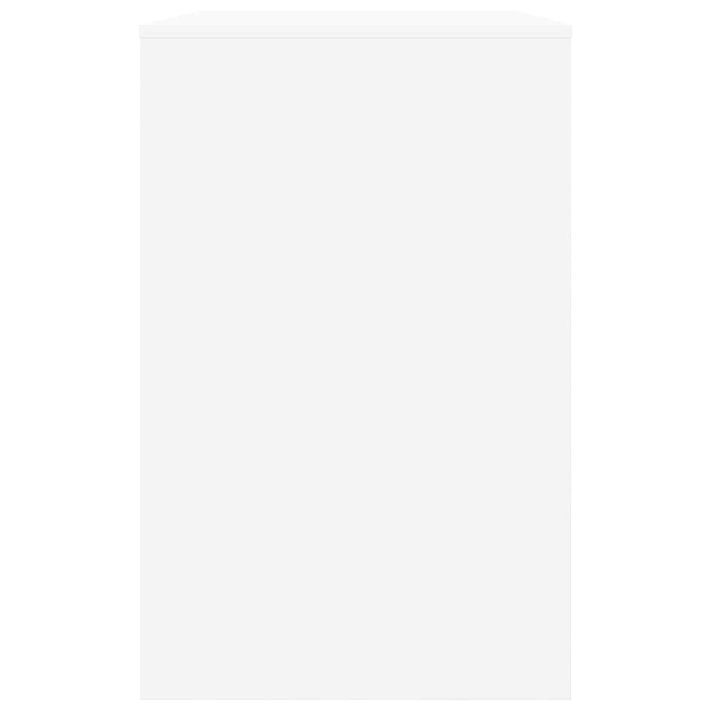 Skrivebord med skuff Hvit 100 x 50 x 78 cm Konstruert tre
