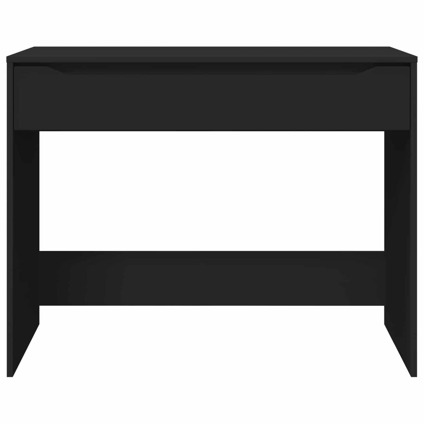 Skrivebord med skuff Svart 100 x 50 x 78 cm Konstruert tre