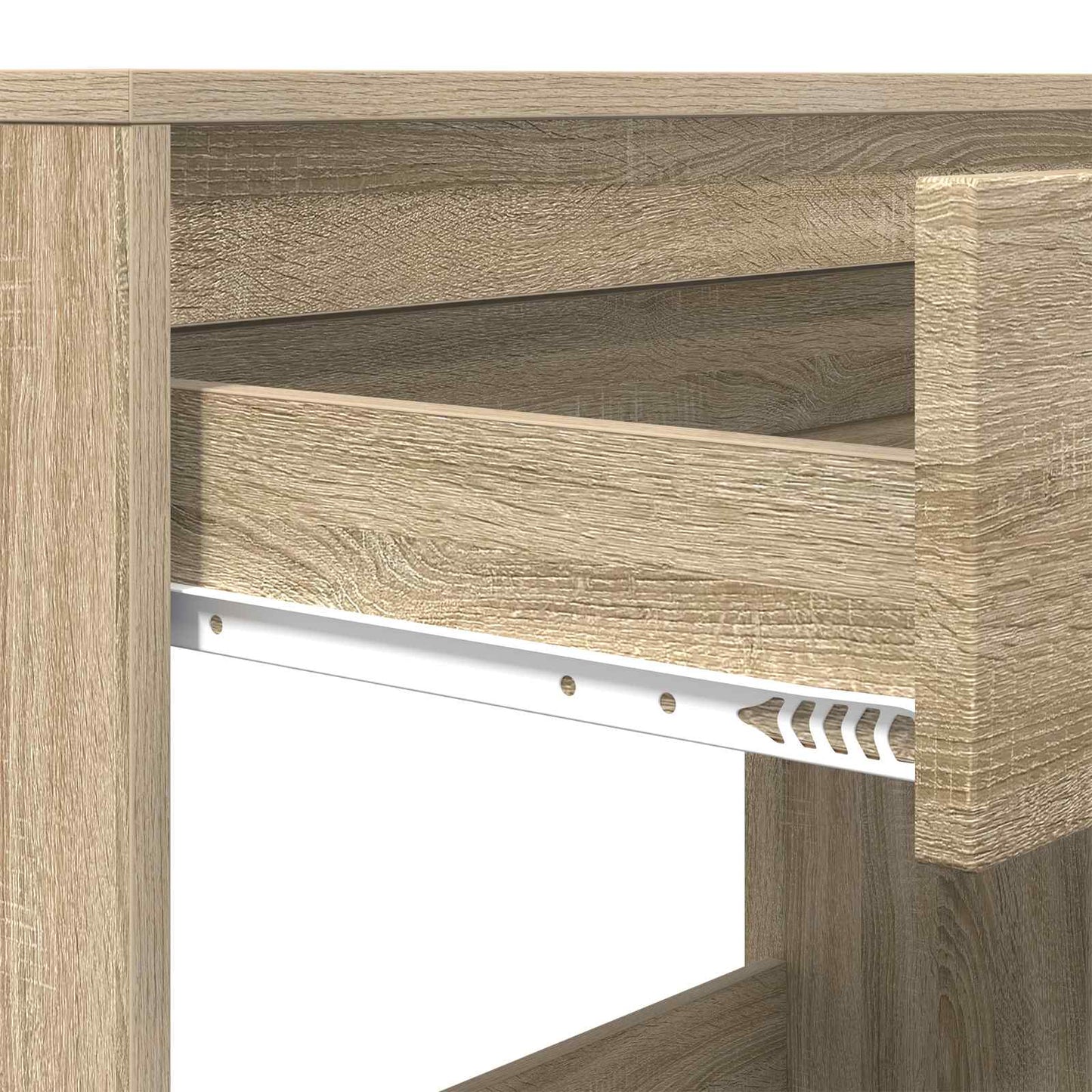 Skrivebord med skuff Sonoma eik 100 x 50 x 78 cm Konstruert tre