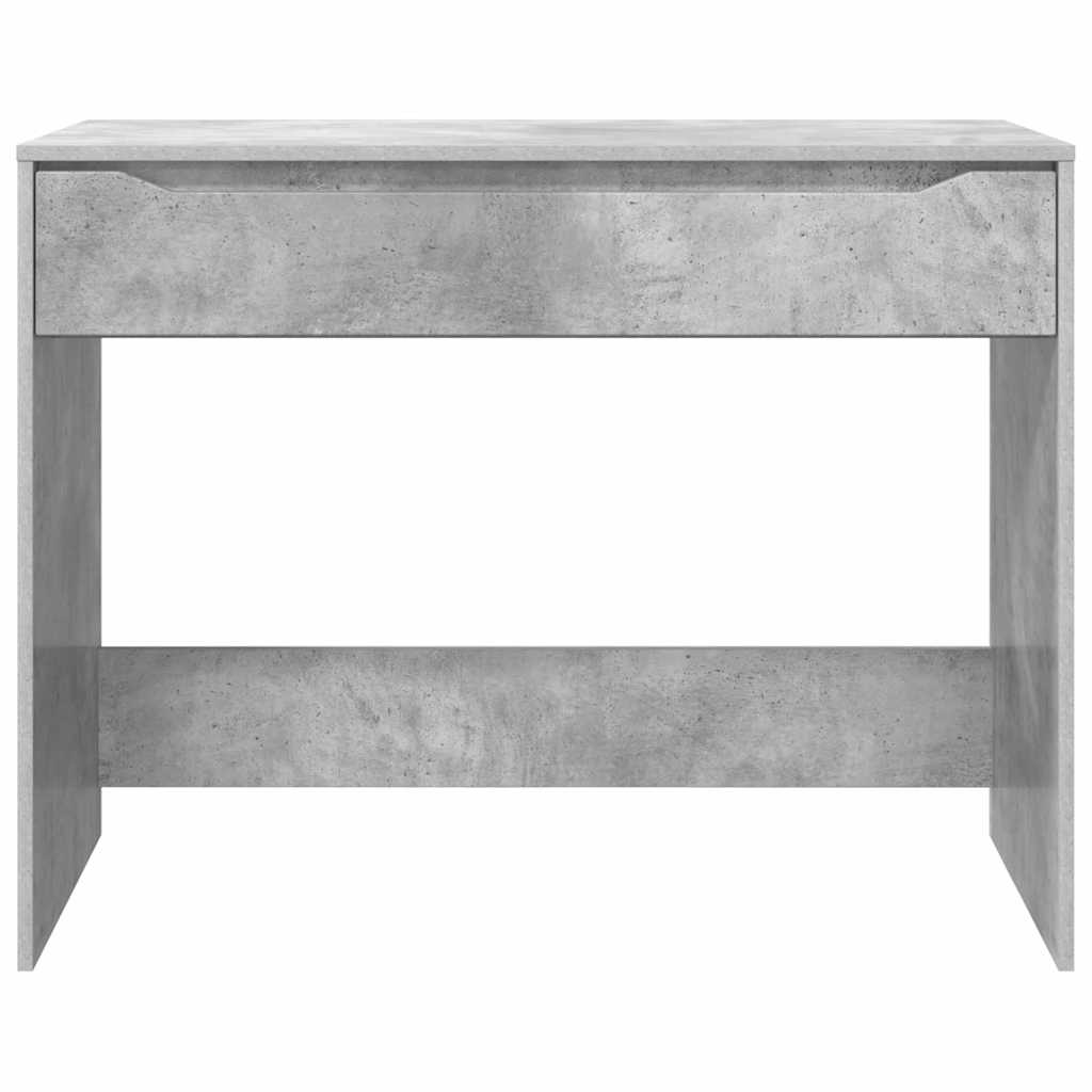 Skrivebord med skuff BetongGrå 100 x 50 x 78 cm Konstruert tre