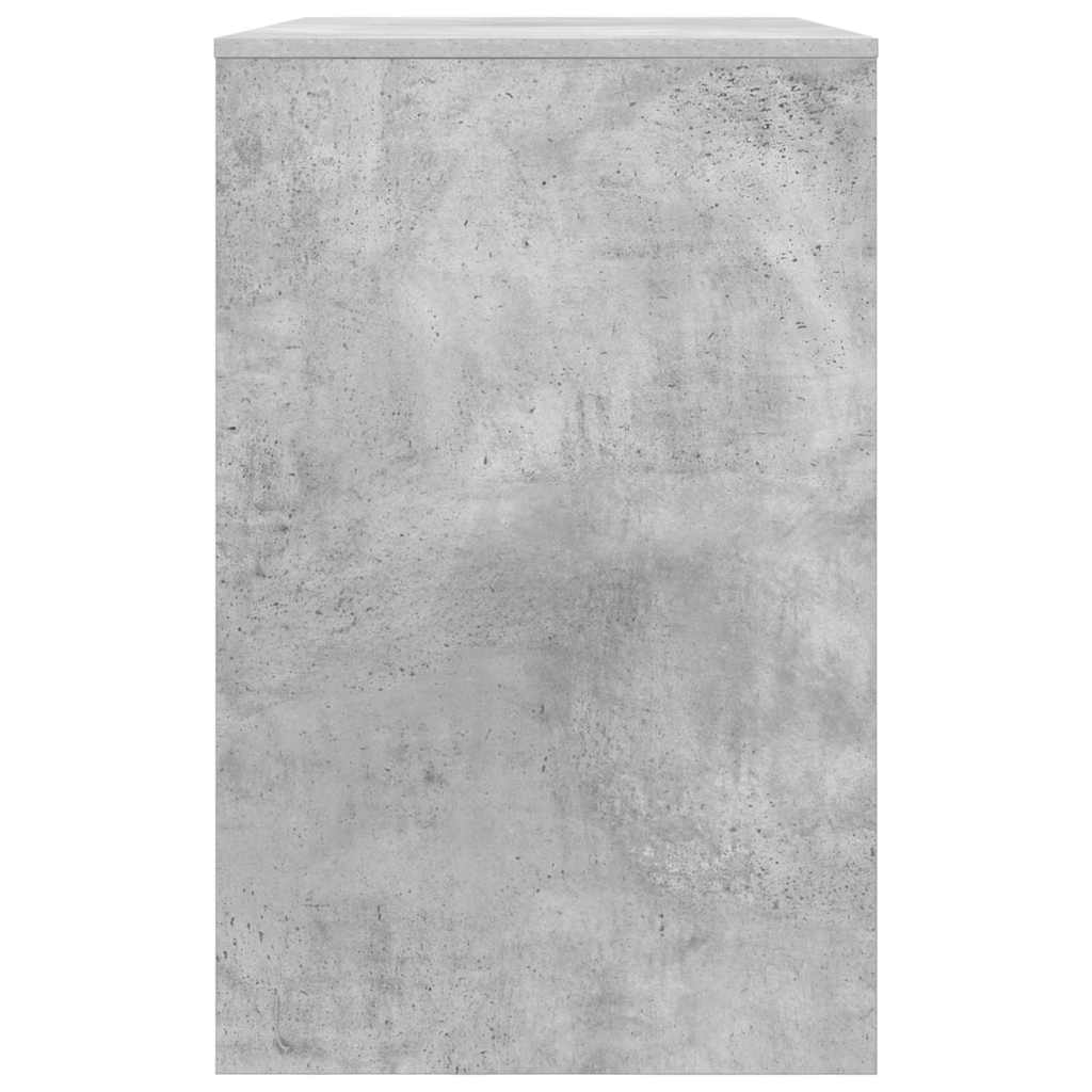 Skrivebord med skuff BetongGrå 100 x 50 x 78 cm Konstruert tre