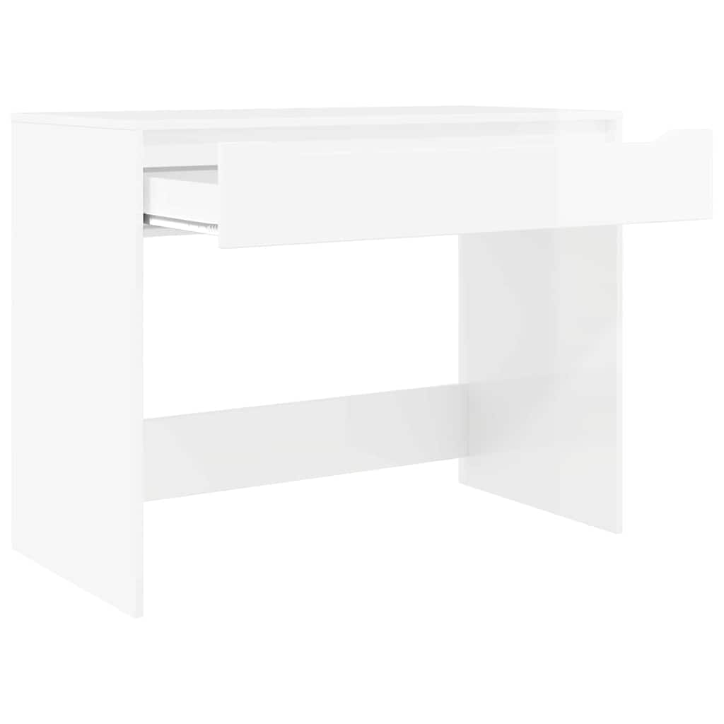 Skrivebord Høgglans Hvit 100 x 50 x 78 cm Konstruert tre