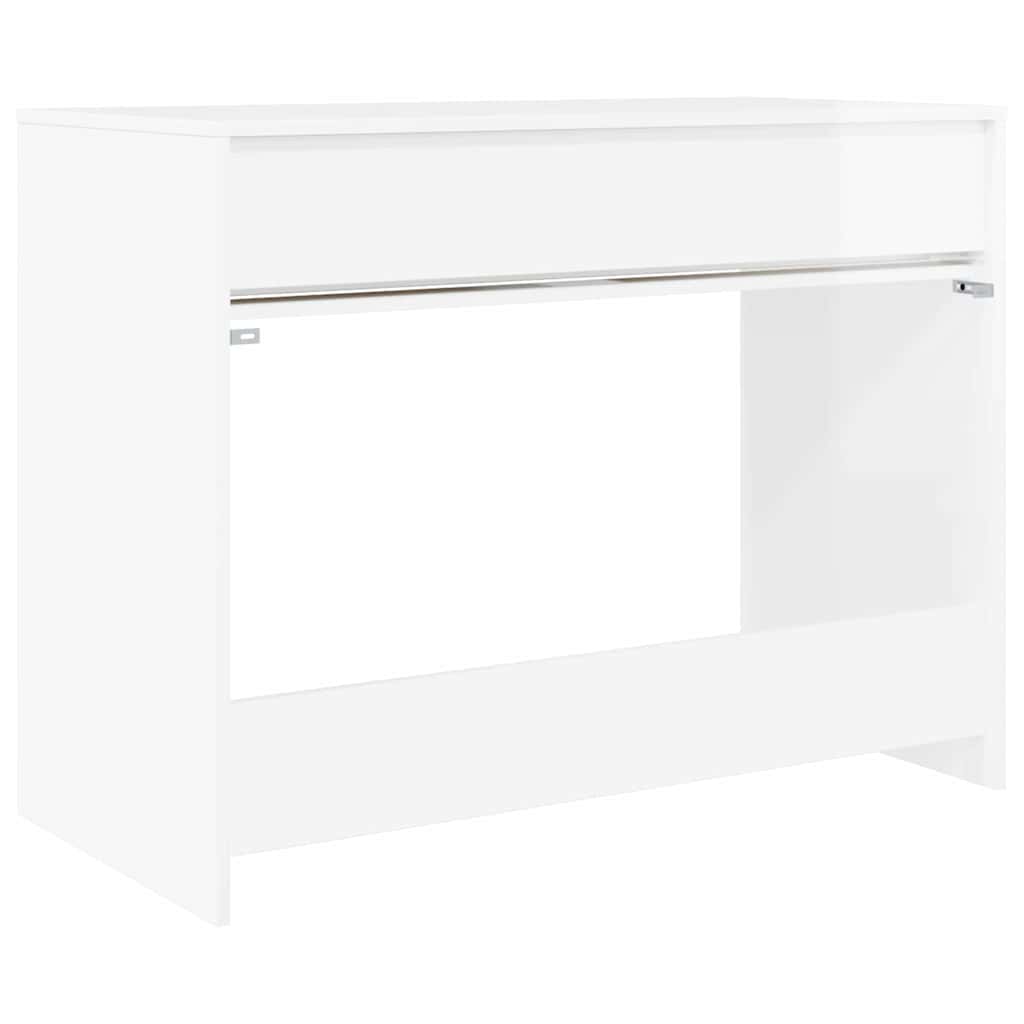 Skrivebord Høgglans Hvit 100 x 50 x 78 cm Konstruert tre