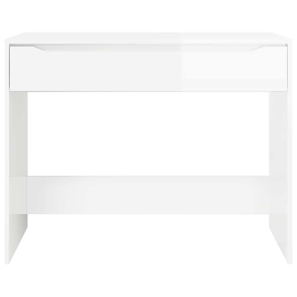 Skrivebord Høgglans Hvit 100 x 50 x 78 cm Konstruert tre