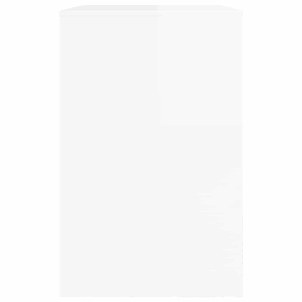 Skrivebord Høgglans Hvit 100 x 50 x 78 cm Konstruert tre