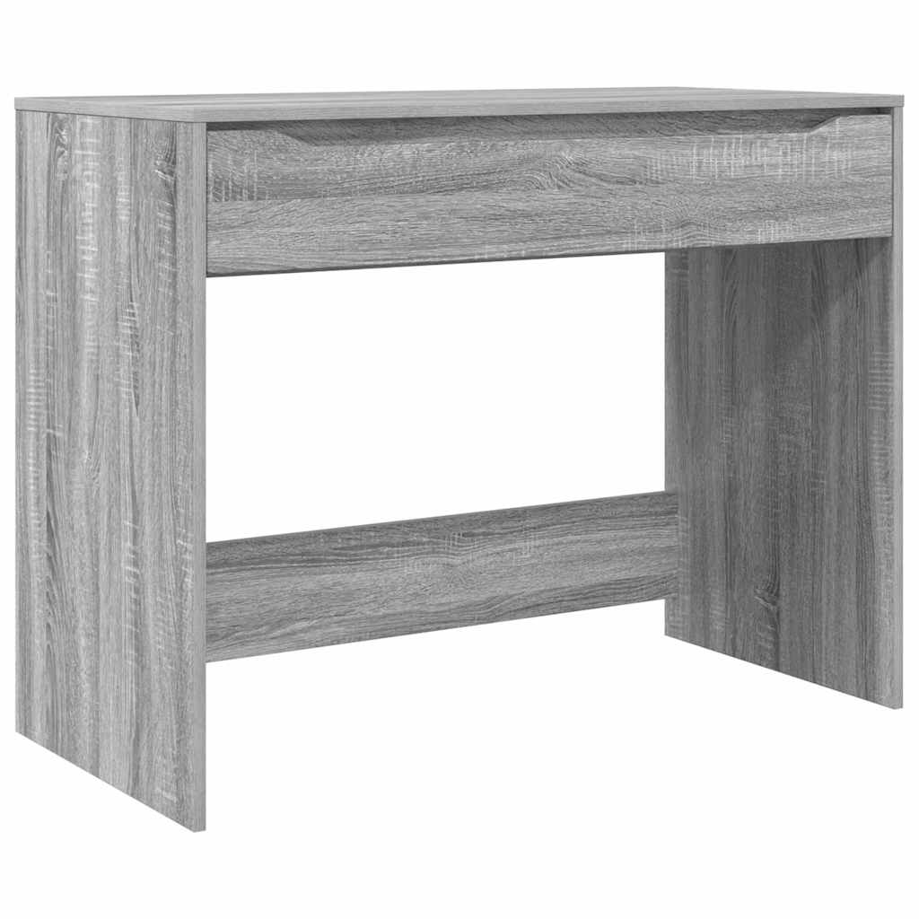 Skrivebord med skuff Grå Sonoma 100 x 50 x 78 cm Konstruert tre