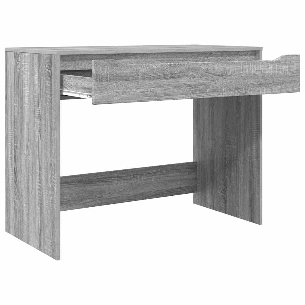 Skrivebord med skuff Grå Sonoma 100 x 50 x 78 cm Konstruert tre