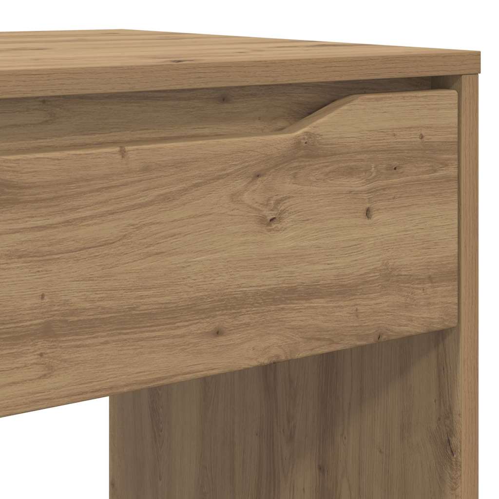 Skrivebord med skuff Artisan Eik Konstruert tre