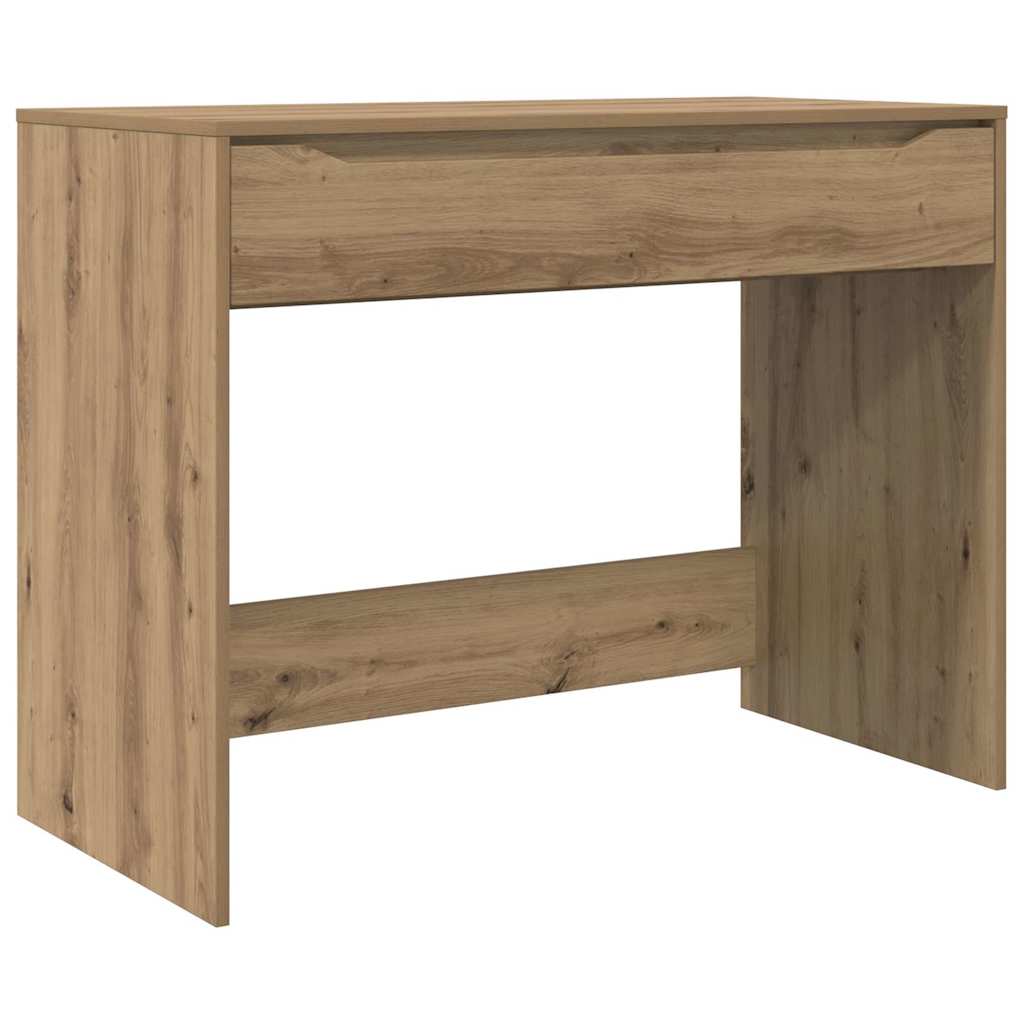 Skrivebord med skuff Artisan Eik Konstruert tre