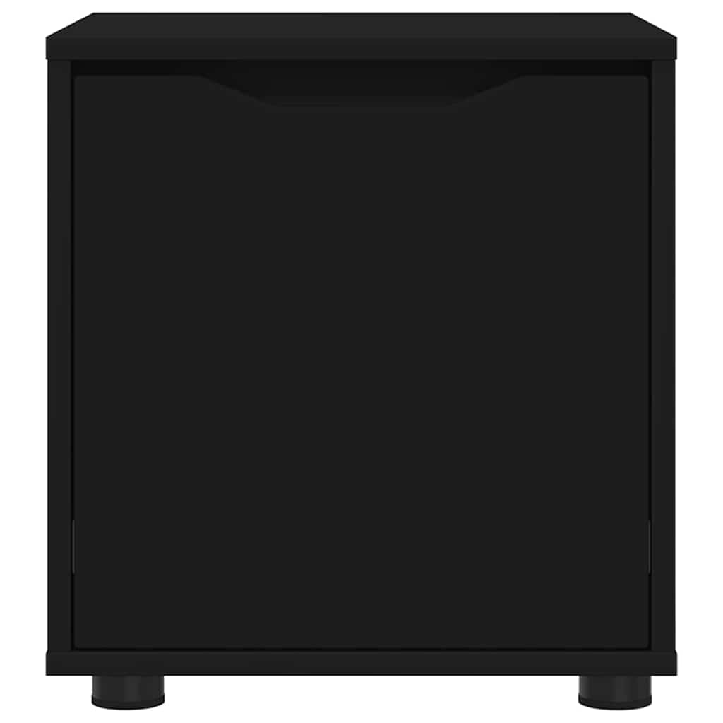 Baderomsskap Svart 40,5 x 40 x 44 cm Konstruert tre