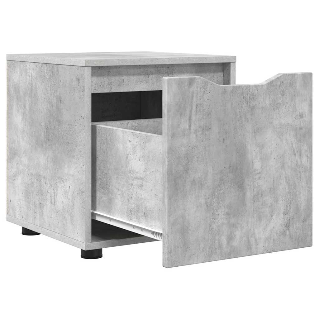 Baderomsskap Betonggrå 40,5 x 40 x 44 cm Konstruert tre