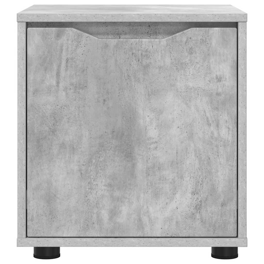 Baderomsskap Betonggrå 40,5 x 40 x 44 cm Konstruert tre