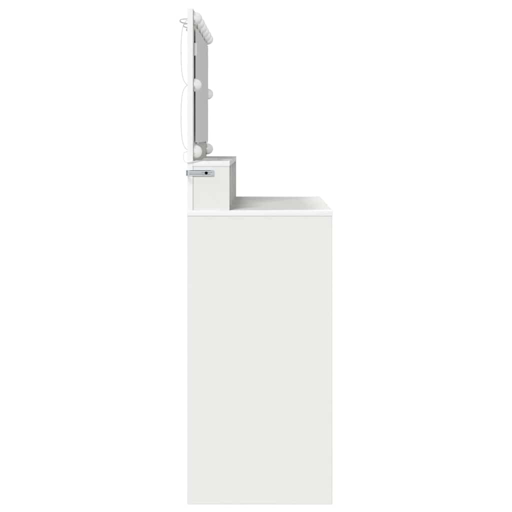 Soverom sminkebord Hvit 80 x 39,6 x 135 cm Konstruert tre