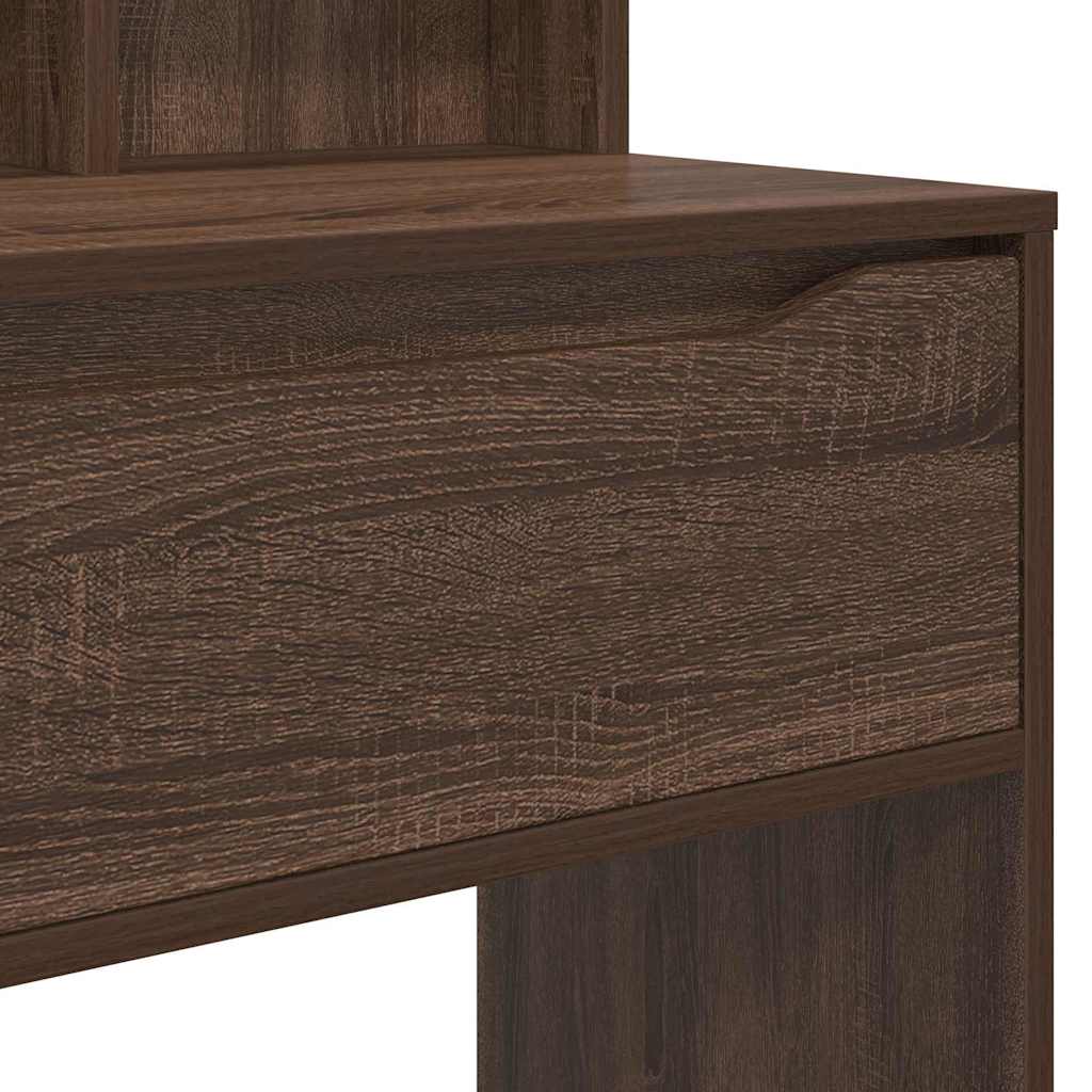 Soverom sminkebord Brun Eik 80 x 39,6 x 135 cm Konstruert tre