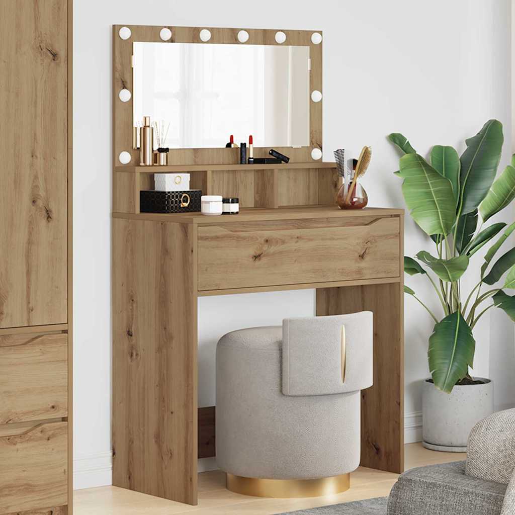 Soverom sminkebord med skuff Artisan Eik 80 x 39,6 x 135 cm