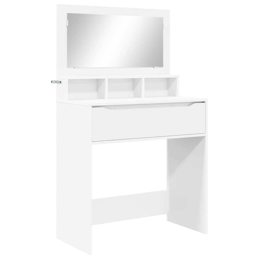 Soverom sminkebord Hvit 80 x 39,6 x 135 cm Konstruert tre