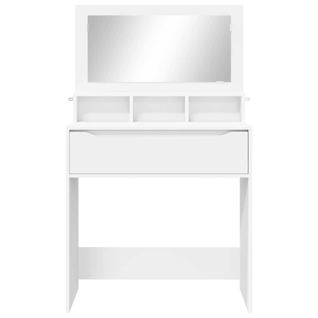 Soverom sminkebord Hvit 80 x 39,6 x 135 cm Konstruert tre